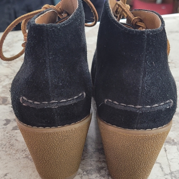 Womens 8 Sperry black Top-Sider wedges - Picture 4 of 5